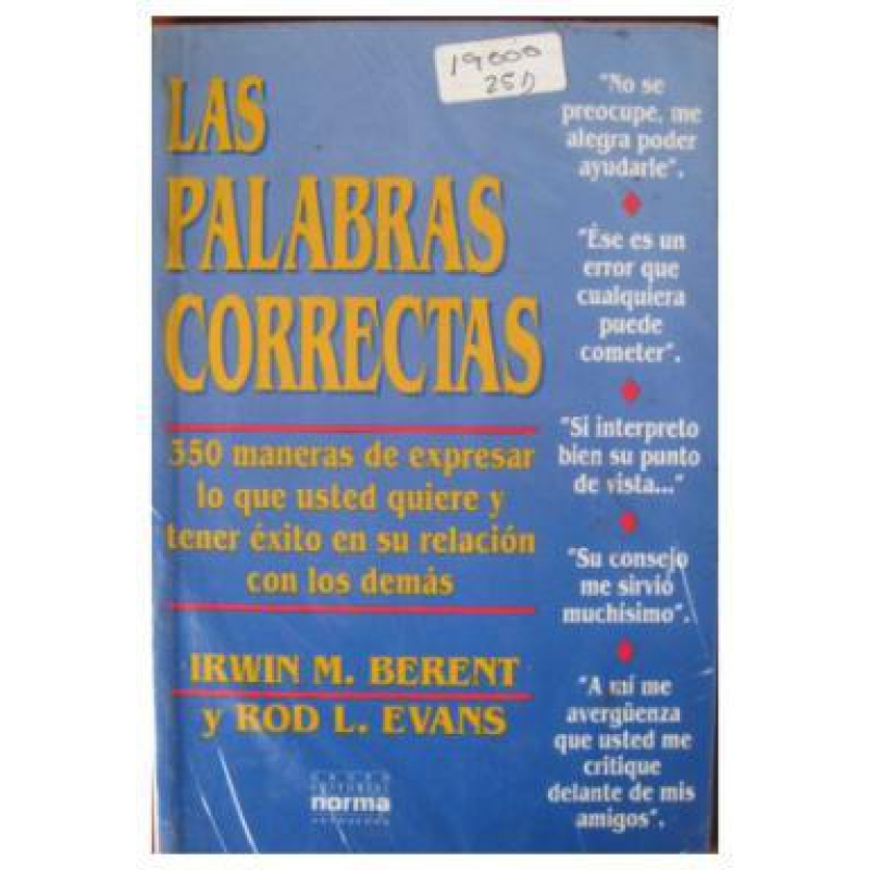 LAS PALABRAS CORRECTAS
