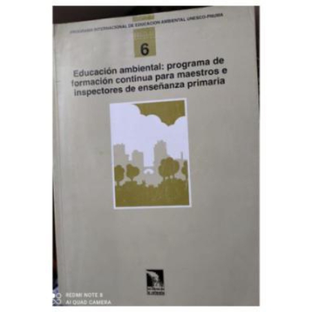 EDUCACION AMBIENTAL PROGRAMA DE FORMACION CONTINUA PARA MAES
