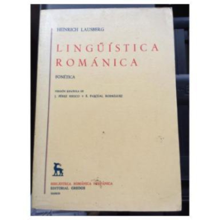 LINGUISTICA ROMANICA VOLUMEN II MORFOLOGIA